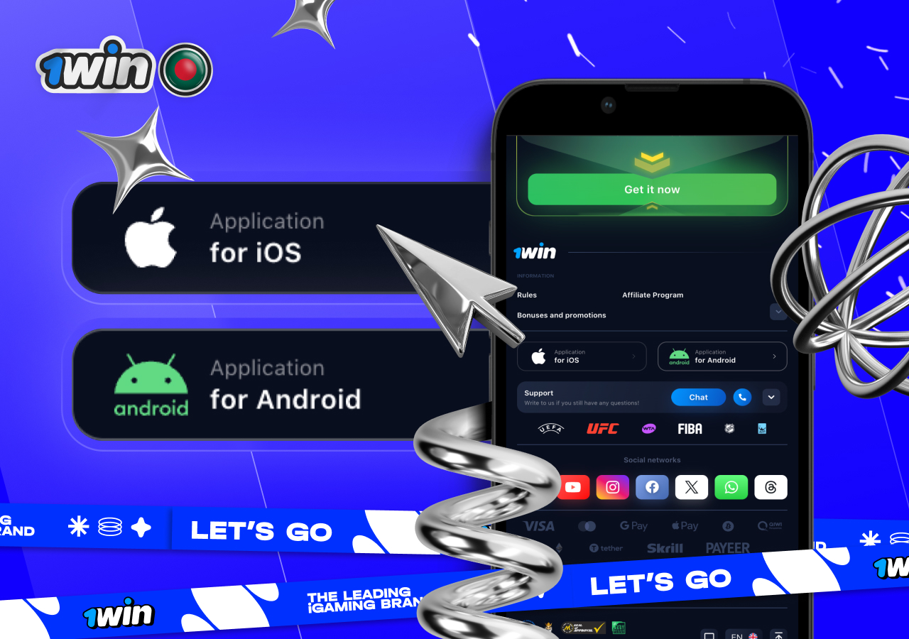 Best gambling app in Bangladesh – 1win mobile