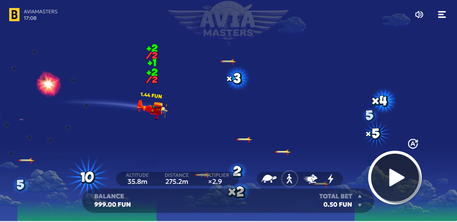 Enjoy Aviamasters with real payouts on 1win BD